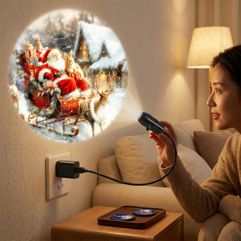 Đèn trang trí không gian 360 ° Có thể xoay được Đèn chiếu hình hành tinh USB…