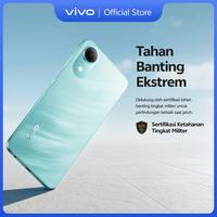 Gambar [NEW LAUNCH] vivo Y05e - Baterai Besar 5150 mAh, Tahan Banting Ekstrem, Tahan Hujan IP64, Desain Trendi, Layar Besar 6.74", OriginOS 6, 200% Audio Booster - 4+64, Hitam Semesta dari vivo Indonesia Kab. Tangerang 2 Tokopedia
