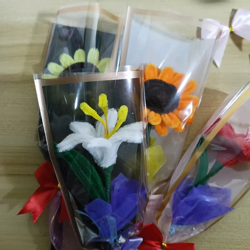 PIPE CLEANER bunga kawat single simple mini buket vol. 2 0