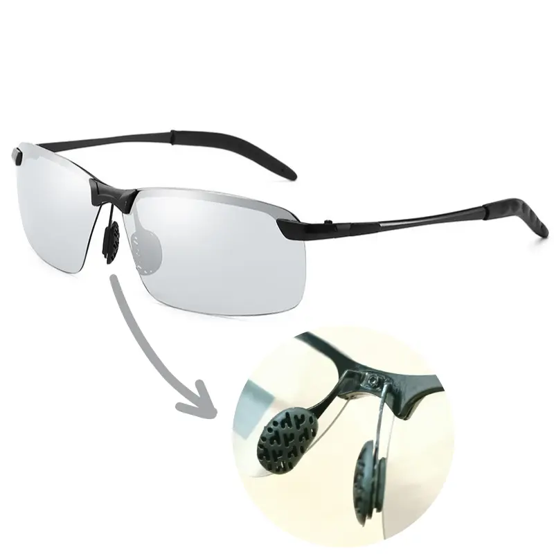 Kacamata Polarized Photochromic Pria Kacamata Anti Silau Siang Malam 3