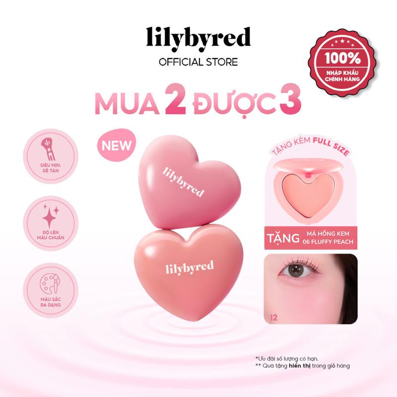 (MUA 2 TẶNG 1) Má Hồng Dạng Kem LILYBYRED Luv Beam Cheek Balm 3.5g