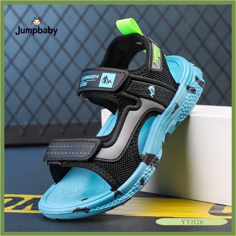 Spesial Ramadhan - Y26 Sandal Anak Laki-laki Sandal pendakian Lindungi kesehatan jari kaki anak-anak laris manis Anti selip Busana Sandal velcro Anti selip dan tahan aus Penutup velcro untuk memudahkan pemasangan dan pelepasan nyaman Fashion 7