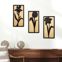 Gambar Hiasan Dinding Kayu Aesthetic Ruang Tamu Pajangan Kayu Motif Bunga CTKKK05-07 - Bunga 1 dari Trigi Homedecor Kab. Bogor 3 Tokopedia