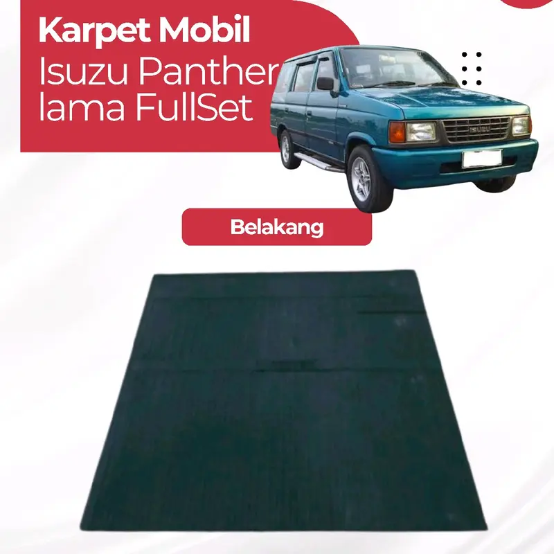 karpet mobil Isuzu panther lama kotak Fullset alas kaki Car panther lama kotak kabin Karet 4