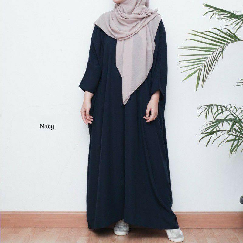 ABAYA POLOS KALONG/ABAYA BASIC SIMPLE 6
