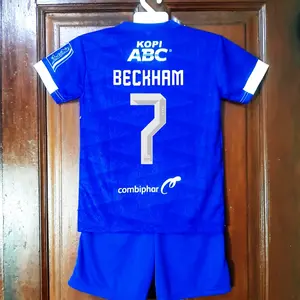 BISA COD BAJU BECKHAM NO 7 | SETELAN PERSIB HOME AWAY ANAK LAKI LAKI | JERSEY BOLA BOBOTOH RAMON 7-13 THN
