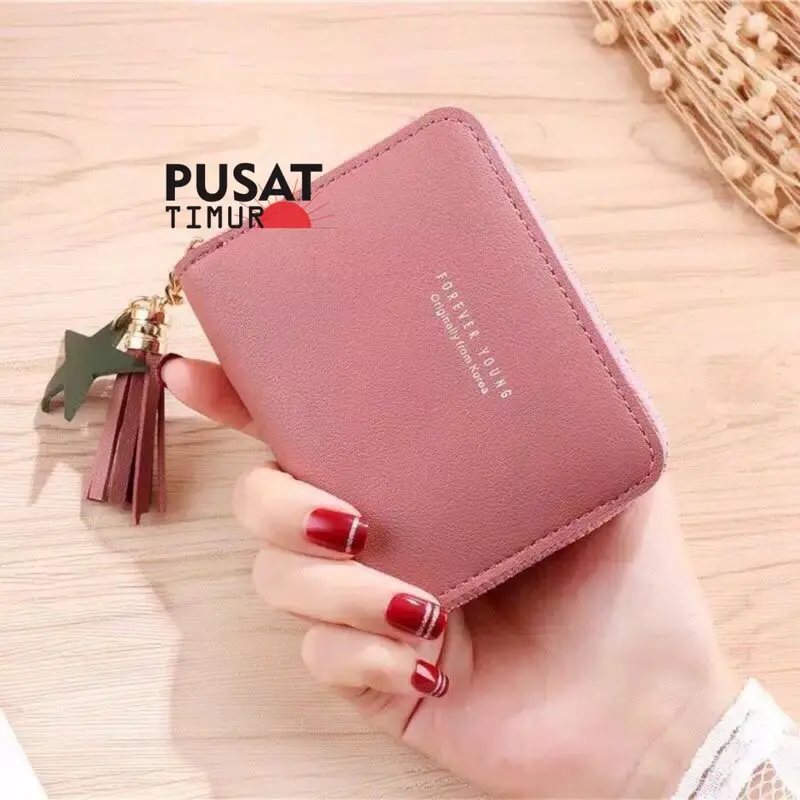 Dompet Forever Young Mini Korean Fashion Wallet Lipat Import Lucu | PUSAT TIMUR 4
