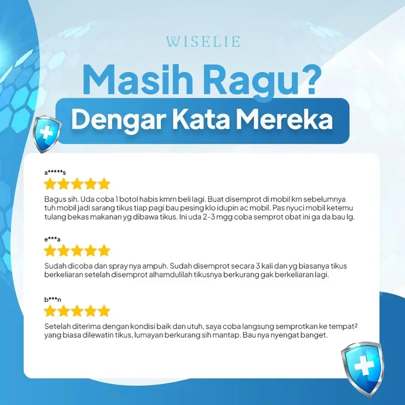 Aromatic Spray Anti Tikus Wiselie Semprotan Pengusir Tikus Alami Obat Pengusir Anti Tikus Ampuh dengan Formula Aromatic Spray Melindungi Rumah dari Tikus Cairan 5
