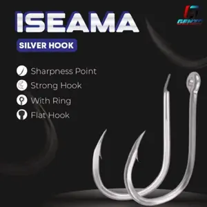 Kail genzo iseama silver flat dan ring kuat dan tajam