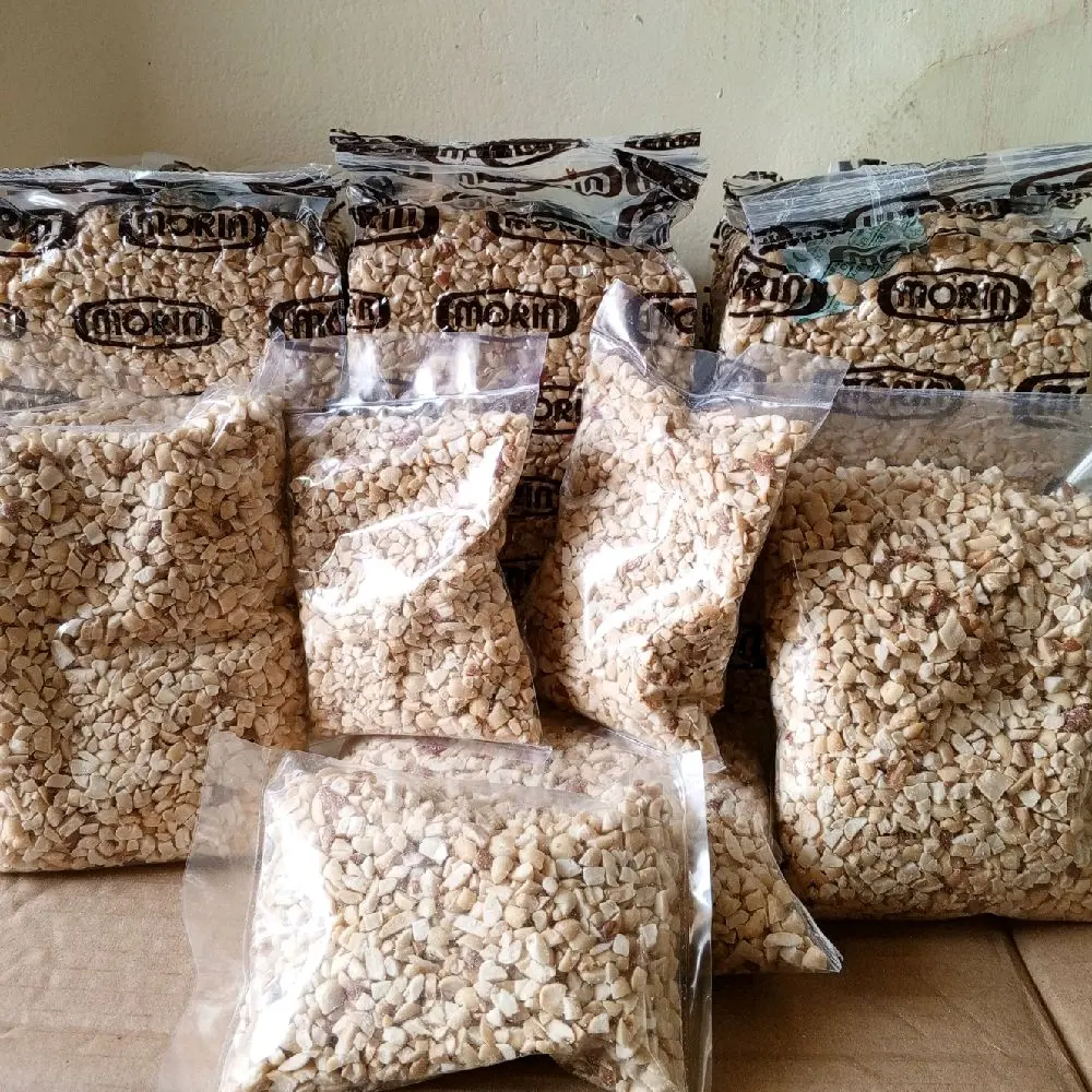 Kacang cacah sangrai morin 250gr kacang tanah giling kasar matang