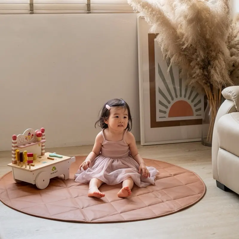 Our Mats: Quilted Vegan Leather Playmat