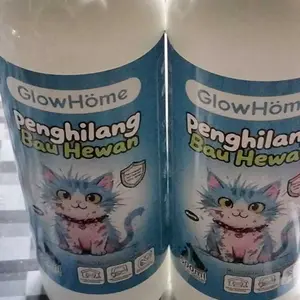 Glowhome Penghilang bau hewan peliharaan untuk ruangan dalam rumah, penghilang bau kucing dan pengurai bau pada pasir kucing.