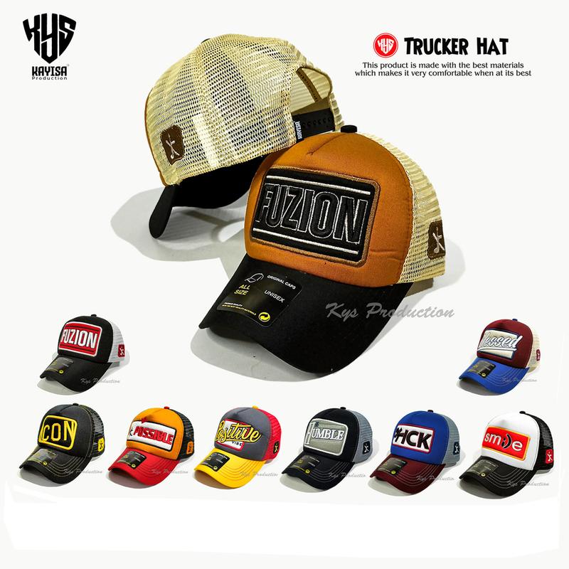 Topi Jaring Pria wanita unisex Clothing Bordir Timbul premium Distro kekinian Termurah COD Kys Production Elegan Hat 1