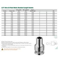 Gambar SATA TOOLS Socket Satuan 1/2 Inch 13 mm 12 point 13604 dari warungtools Kota Administrasi Jakarta Utara 5 Tokopedia