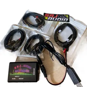 Splitter fullset anti nois rca aux dc usb aux to aux