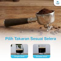 Gambar USEA x One Two Cups | Non Pressurized Portafilter E61 Stainless Steel 58mm Kayu - CHA304 - Hitam dari Usea Official Store Kota Administrasi Jakarta Barat 2 Tokopedia