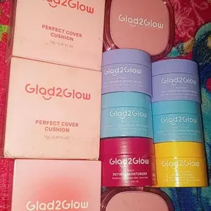【2PCS LEBIH MURAH】Glad2Glow 2PCS PROMO SET - Gel Cleanser & Acid Cleanser & Micellar Water 300ml & Brightening Body Serum300ml & Moist- Pembersih Wajah Lembut Melembabkan Barrier Kokoh Kontrol Minyak Acne Fighting- Cocok untuk Semua Jenis Kulit