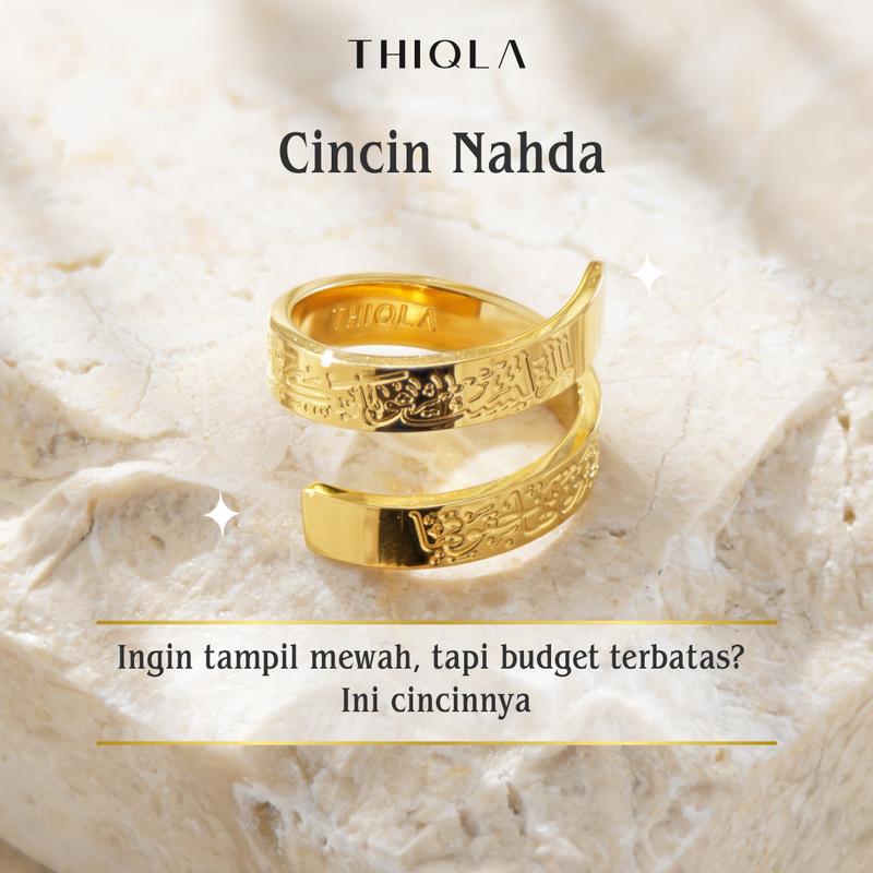 THIQLA - Cincin Wanita NAHDA - INFO Penting: Tanpa Pouch & Lap Pembersih Thiqla 1