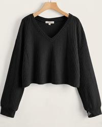 Gambar CUCI GUDANG HARGA LELANG Atasan Blouse Wanita Premium Quality - RUME CROP HITAM dari Arlene Factory Kab. Bandung 2 Tokopedia