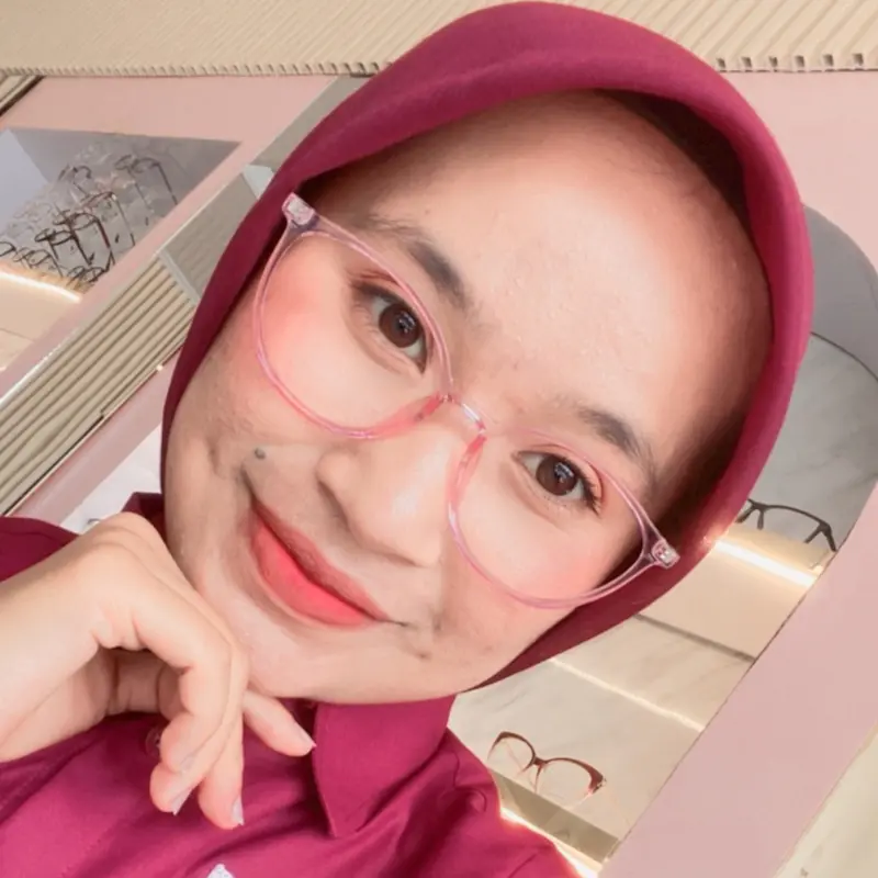 Frame semi cat eyes YA8184 Glasses 5