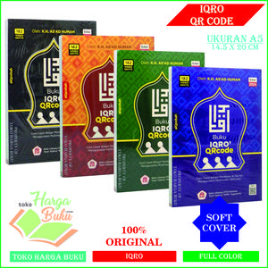 Buku Iqro Milenial QR Code FUll COLOR Iqra QRCode Ukuran A5 - AlQosbah