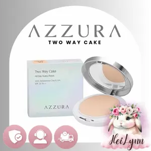 AZZURA Two Way Cake TWC Bedak Foundation Spf 21 12G Wajah Waterproof