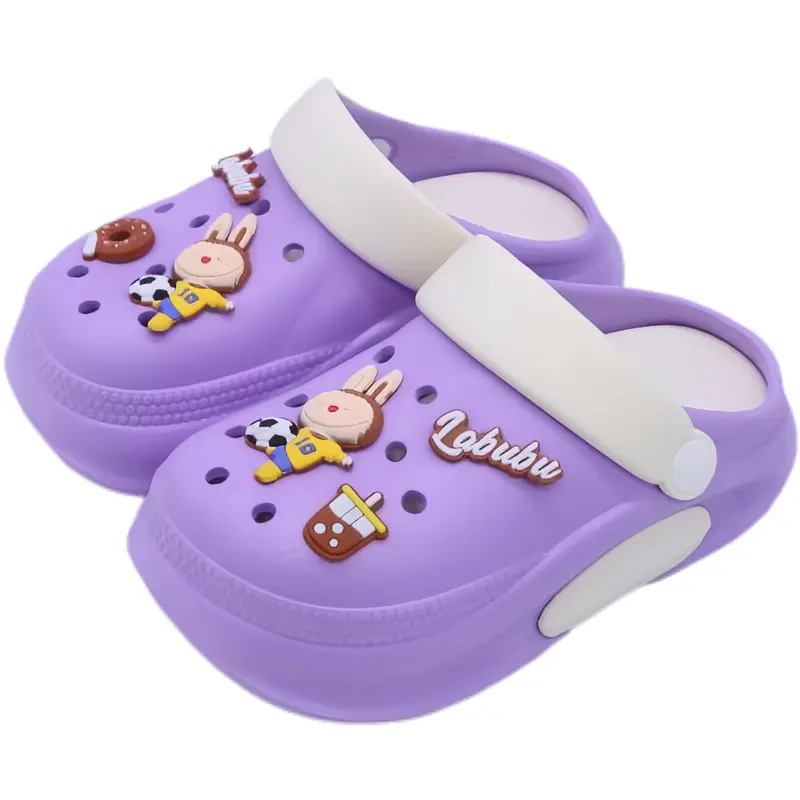 Comanier Wedges Platform EVA Square Toe Classic Bae Clog  Sepatu Sendal Baim Sandal Kodok 7