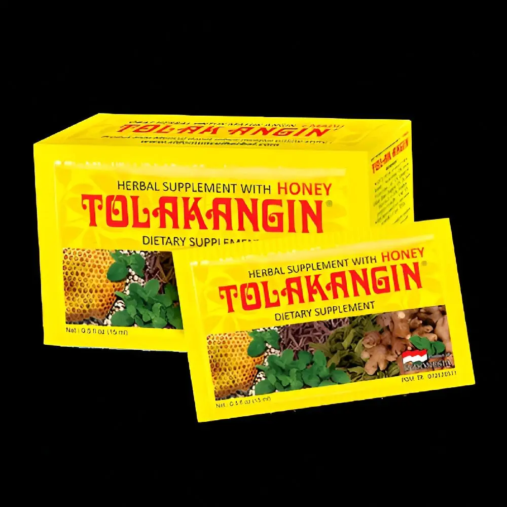 tolak angin cair 2 box 24 saset obat herbal+madu exp terbaru 15 ml per saset