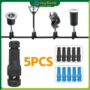 Konektor Listrik Tahan Air IP68 - 5PCS Sambungan Kabel Outdoor Kuat untuk Proyek Konstruksi