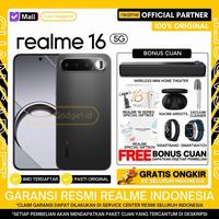 Gambar REALME 16 5G 12/256 REALME16 5G 8/256 GARANSI RESMI INDONESIA - 8/256 AIR BLACK, TANPA BONUS dari Cuan Gadget.id Kota Bekasi 1 Tokopedia