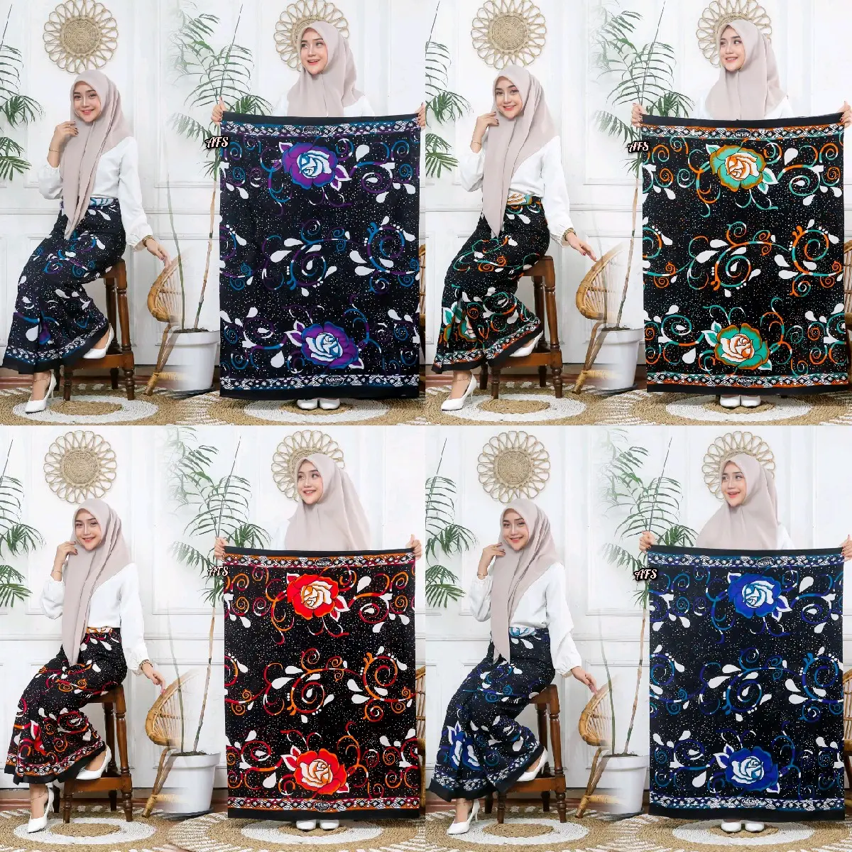 Sarung Batik Wanita Bahan Rayon Goyor Premium Sudah Dijahit Sarung Batik Pekalongan Bawahan Muslim Motif Kekinian Sarung Santri Nyaman