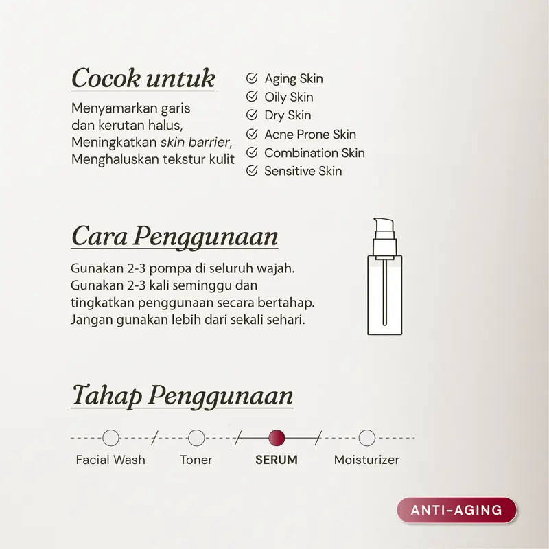 For Skin's Sake FSS Retinol Serum 0.15% Membantu Memudarkan Garis Halus Memudarkan Tanda Penuaan with Ceramide III Perawatan Kerutan Remaja Mengencangkan Mencerahkan anti Aging 4