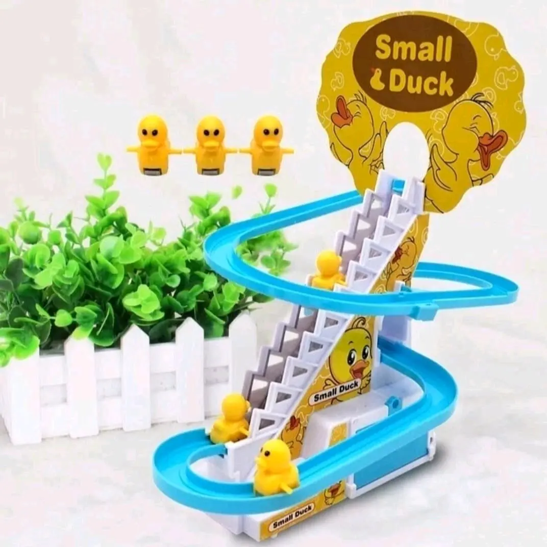 Mainan Track Tangga set Slide karakter Bebek Small duck Anak