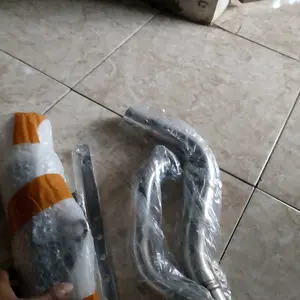 Knalpot samlong 38 mm black coating Original DRACO VARIO BEAT AEROX NMAX SCOOPY MIO FREEGO DLL