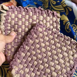 Paket Lebih Hemat 5 Pcs Cempal Penahan Panas/Cempal Anyam Tatakan Panci Wajan Dapur