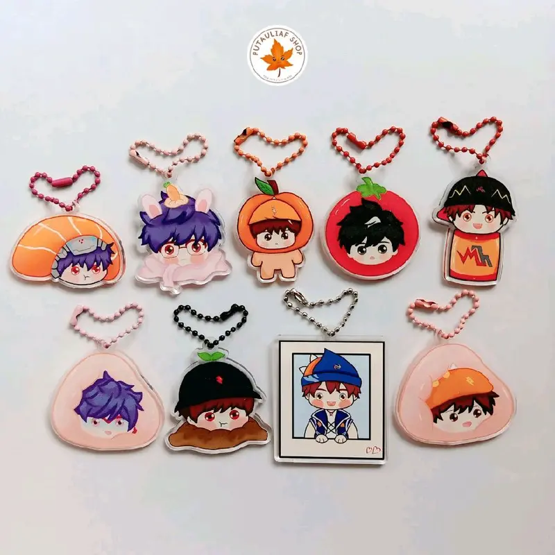 KEYCHAIN AKRILIK BOBOIBOY FANG (GANTUNGAN KUNCI AKRILIK) Ganci 1