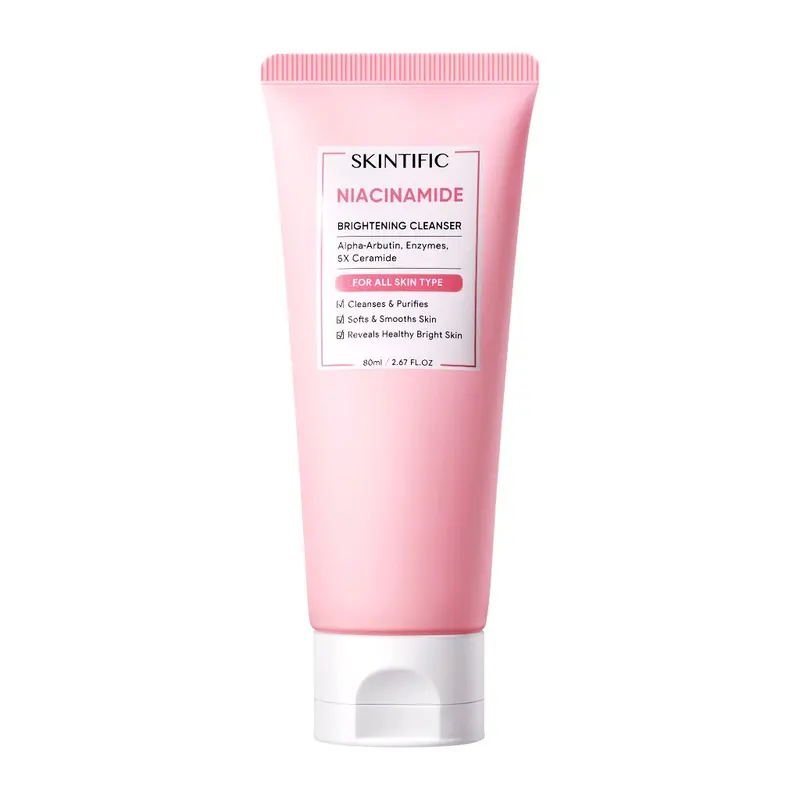 SKINTIFIC NIACINAMIDE BRIGHTENING CLEANSER 80ml mencerahkan 0