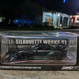 INNO LBWK GTR R LB-Silhouette Works GT Nissan 35GT-RR Diecast Mobil Miniatur Koleksi