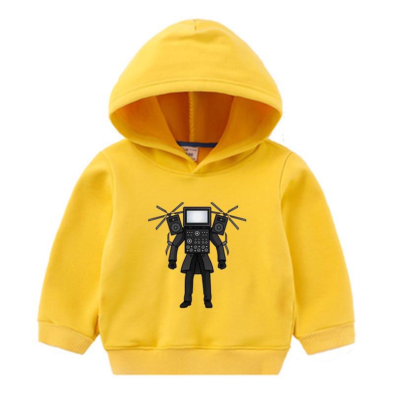 Cinemaman Skibidi Toilet Children's Hoodie Kids Simple Casual Cartoon Boys and Girls jacket Top 0