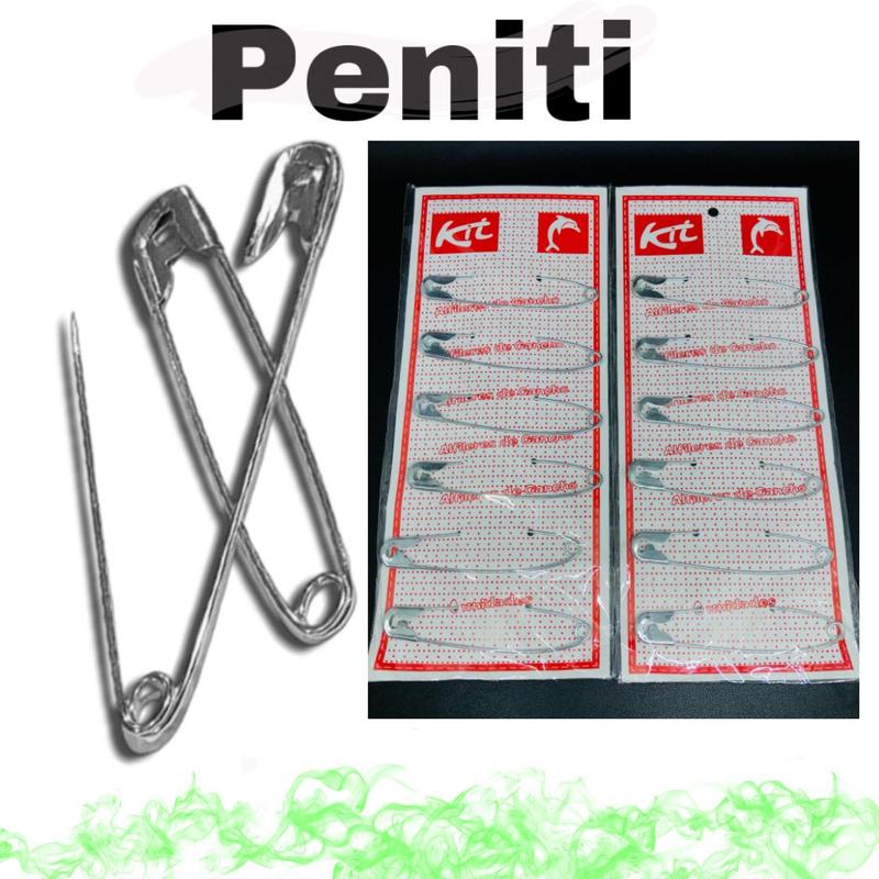 PENITI HIJAB/PENITI JUMBO KIT 6 PCS/AKSESORIS MULTIFUNGSI/ANTI KARAT 1