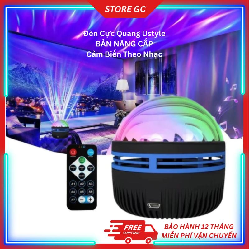  Đèn Cực Quang Galaxy UStyle Q6S LED Chiếu Bầu Trời Cực Quang Trang Trí Decor Phòng Ngủ Điều Khiển Từ Xa 