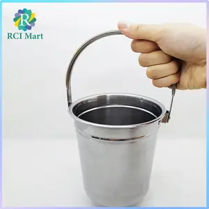 Ember Besi Es Batu Ice Bucket Stainless Pail Wadah Tempat - RCI mart