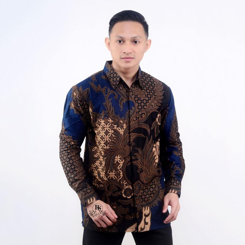 Product Introduction of KEMEJA BATIK LENGAN PANJANG READY JUMBO BATIK ATASAN PRIA BATIK KANTOR BATIK SERAGAM 25