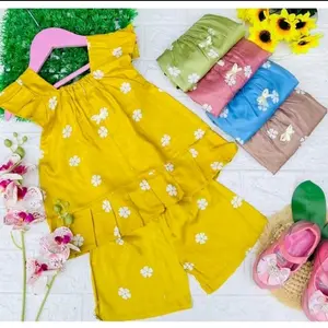 Rayon Anak Usia 1-3 Tahun Motif Random Setelan Baju Dan Celana Bahan Lembut Dan Nyaman