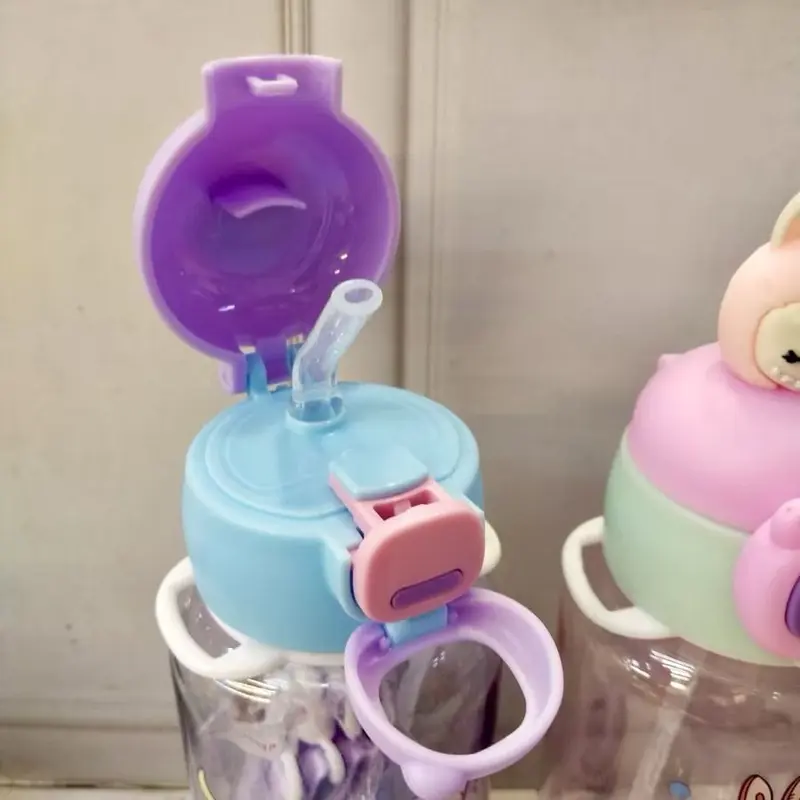 [Mskshop] Botol Minum Motif Sanrio Tali Panjang Handle Kuromi 650ml/ Botol Minum Anak Sekolah 6