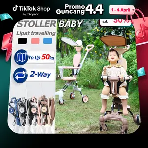 [Kardus Pengemasan]Stroller Cabin Size Travelling 2way Lipat / Kereta Dorong Bayi 2 Arah Murah Kualitas Bagus Kereta Dorong Bayi Stroller Baby Travel Foldable Lipat Roda #hamperslebaran #bingkisanlebaran #hampers