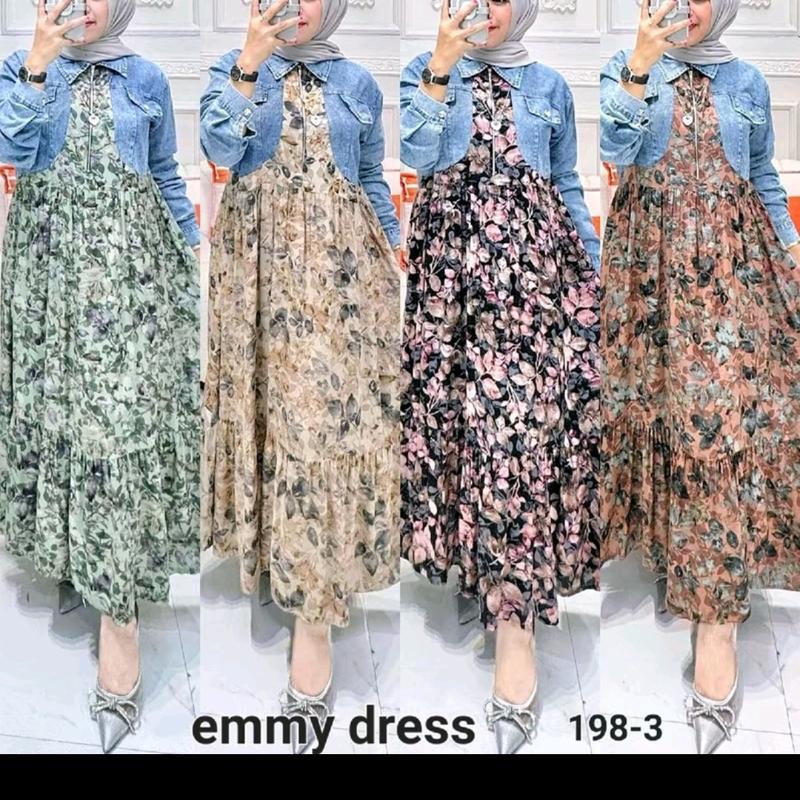 Gamis rajut impoert Premium Bunga 7