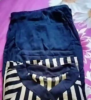 Product Review of SETELAN SALUR LD 110 120 130CM XL XXL SETELAN KATUN RAYON TWILL 116554 - SET MOTIF SALUR WANITA jumbo soft peach murah Baju Celana Kancing from i**h 1