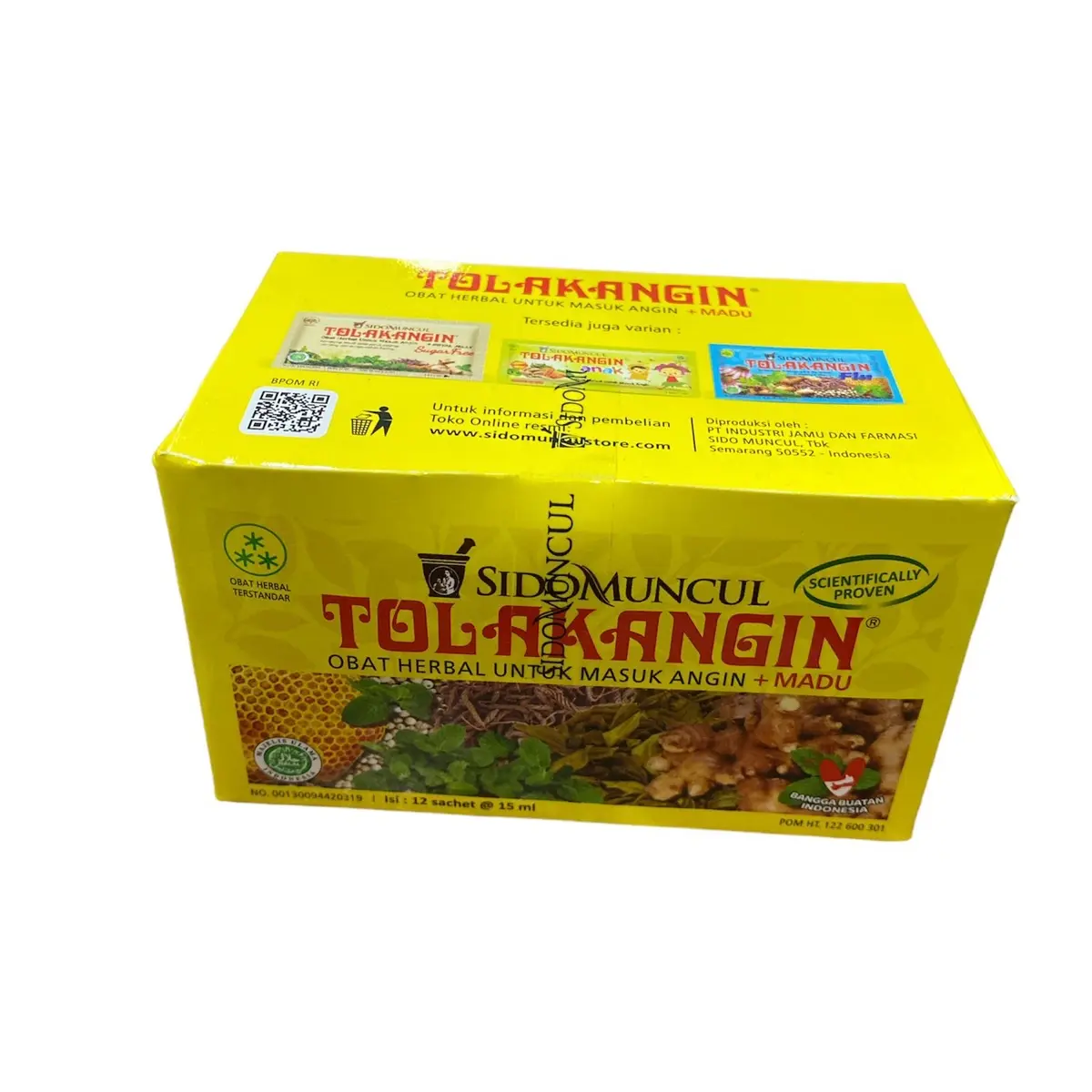 Tolak angin cair dewasa 1 box isi 12 sachet