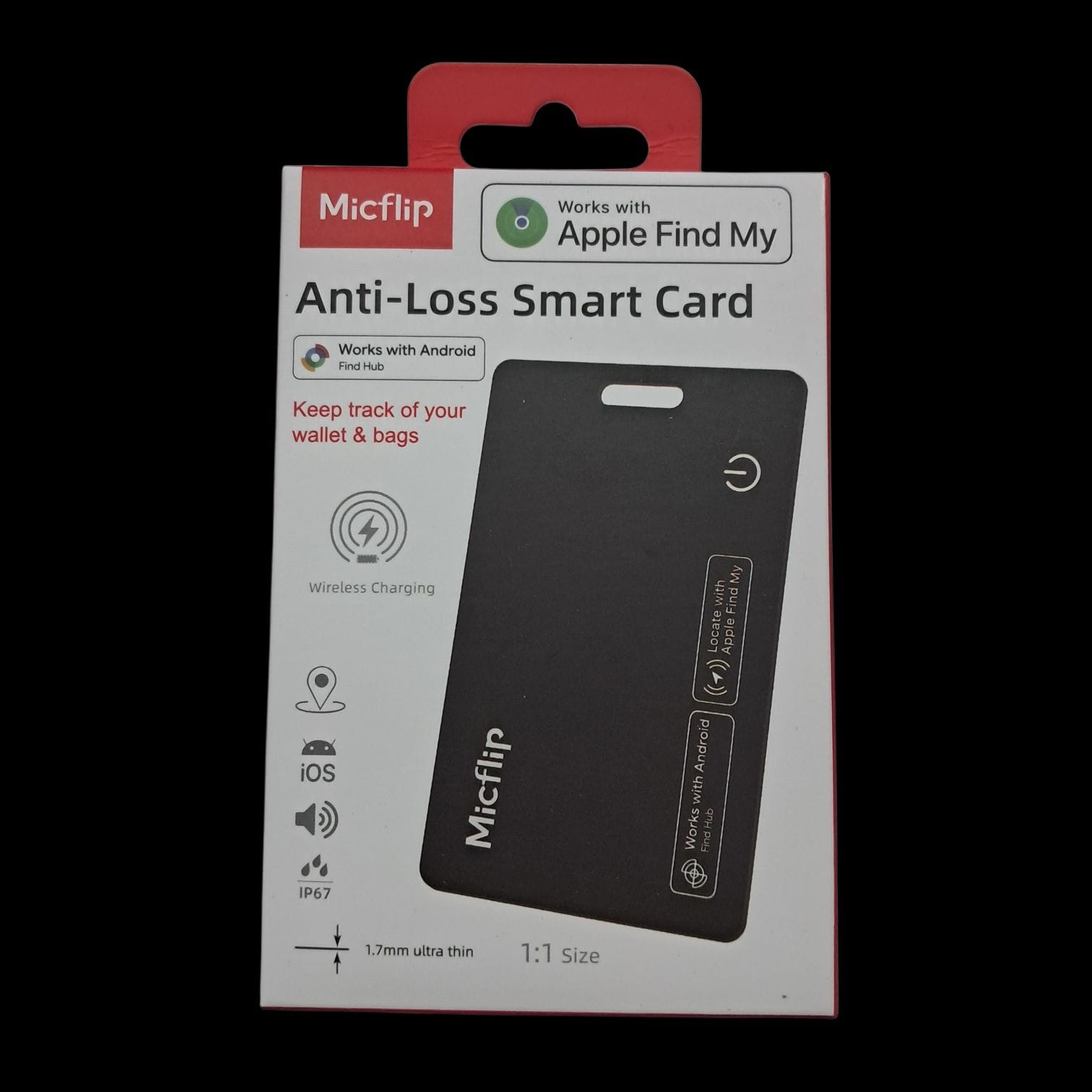 Anti Lost Smart Card Wallet Tracker | Kartu Pintar Pelacak Dompet Anti Hilang Find My iOS Android Micflip